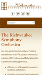 Mobile Screenshot of kishorchestra.org